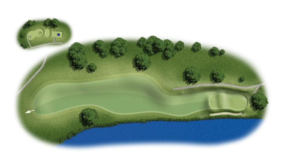 Hole 1 - Course melbourne