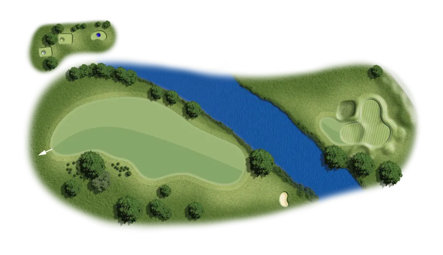 Hole 16 - Course melbourne