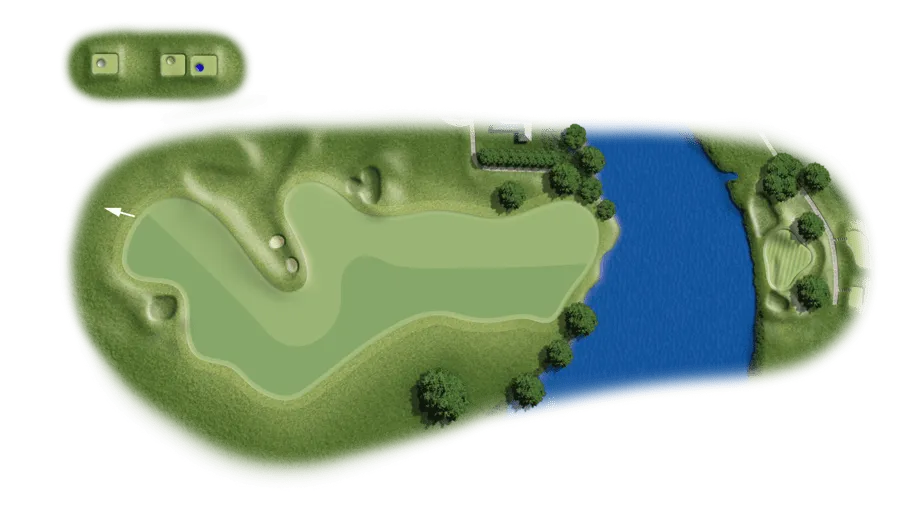 Hole 18 - Course melbourne
