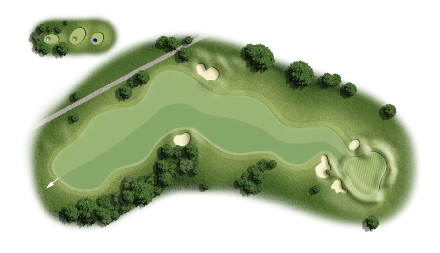 Hole 8 - Course melbourne