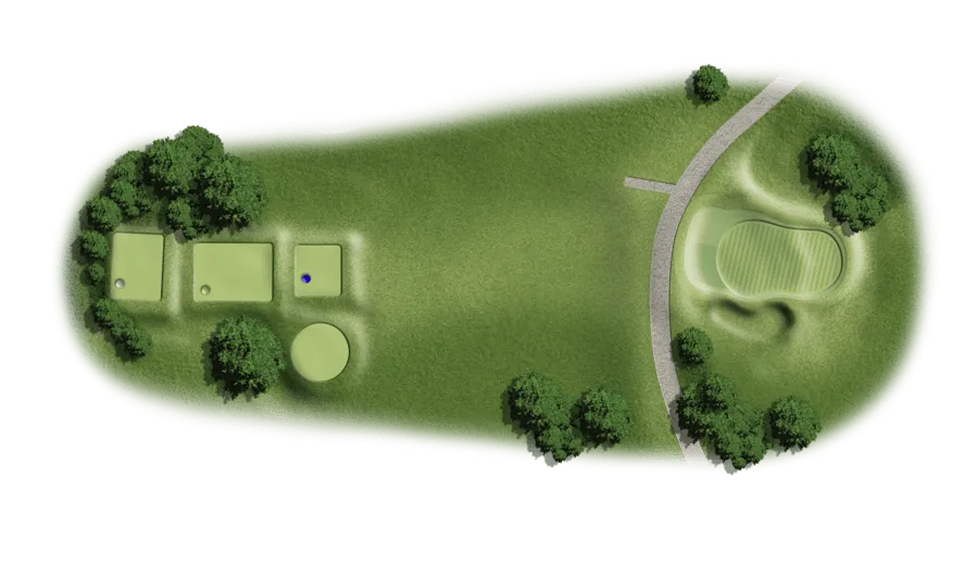 Hole 9 - Course melbourne