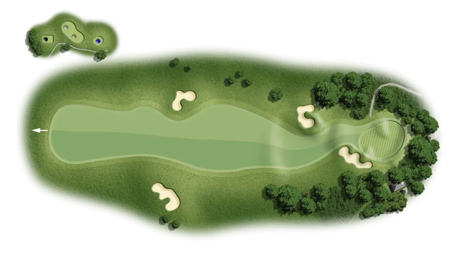 Hole 1 - Course palmerston