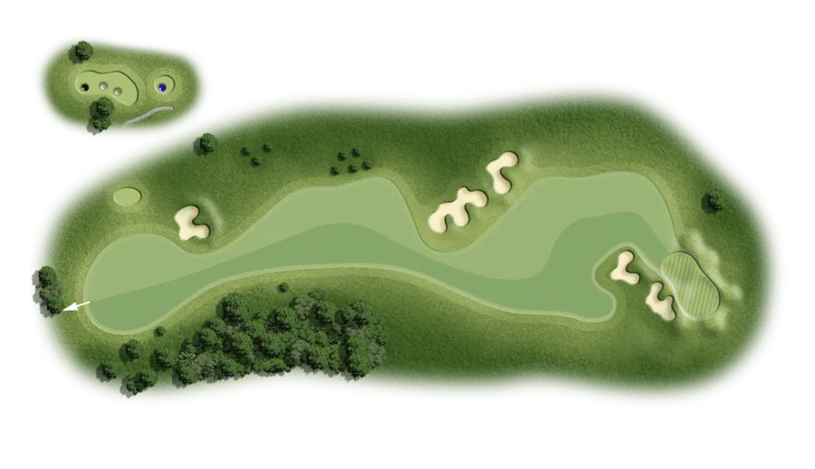 Hole 9 - Course palmerston